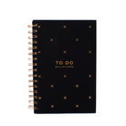 Frank Stationery To Do Daily Lists and Notes Black