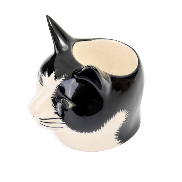 Quail Barney Cat Face Egg Cup