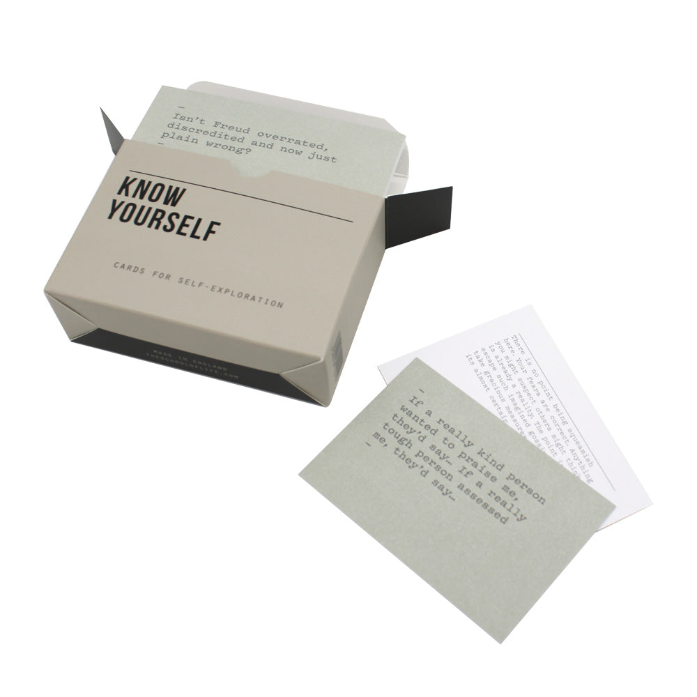 The School of Life Prompt Cards Know Yourself