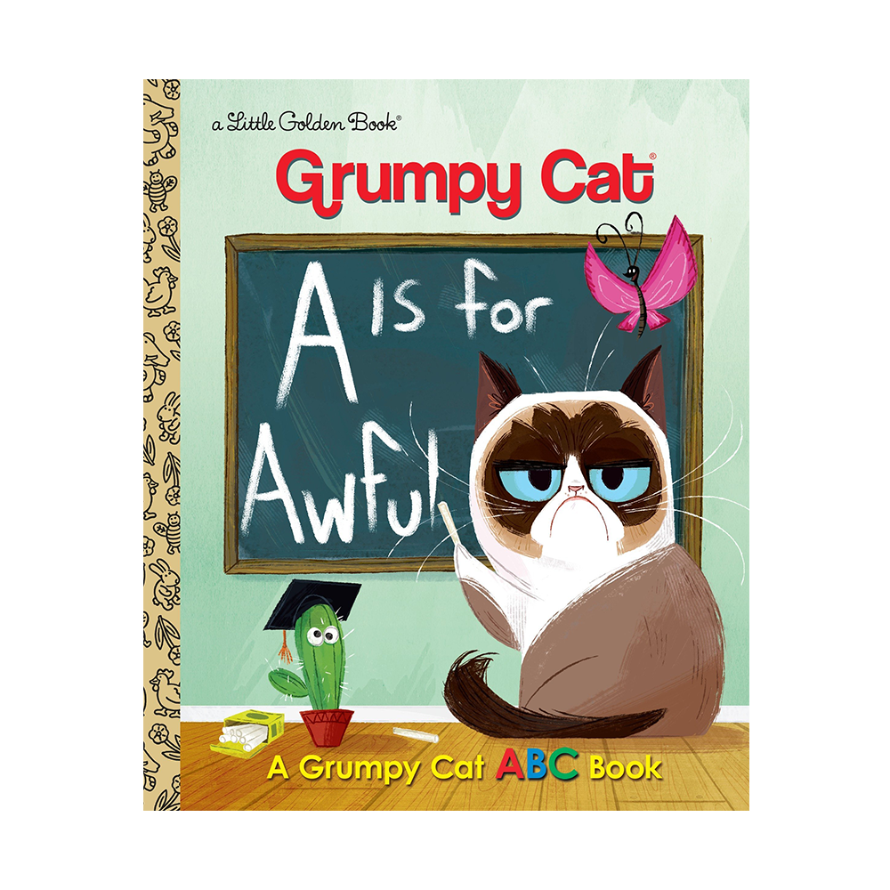 Little Golden Book Grumpy Cat A is for Awful
