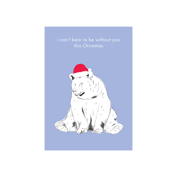 Iko Iko Christmas Card Bear