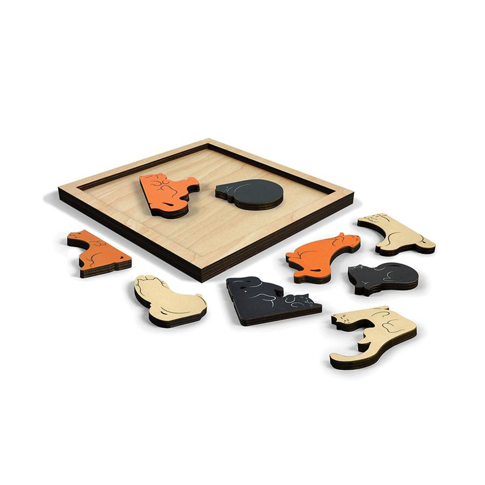 Kitty Corner Wooden Puzzle