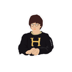 Iko Iko Fun Size Sticker He Lived