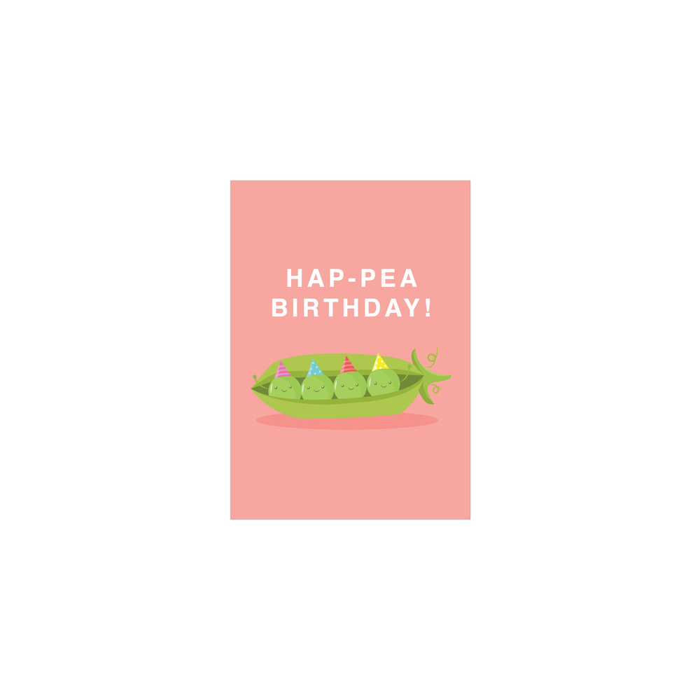 Iko Iko Mini Card Cutie Food Pun Pea