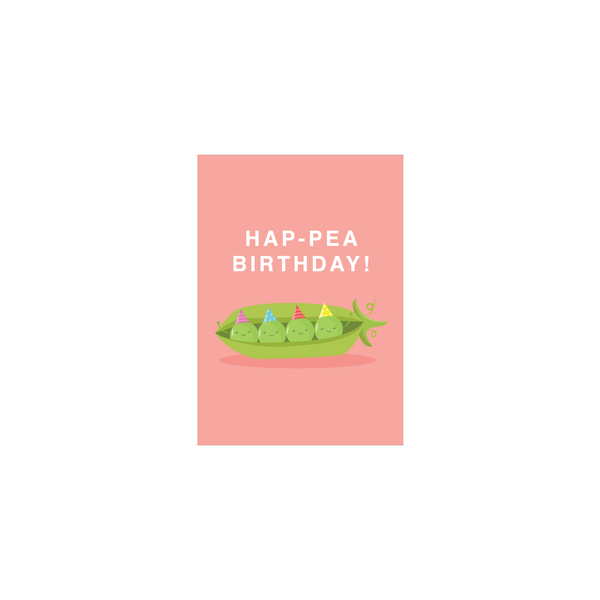 Iko Iko Mini Card Cutie Food Pun Pea