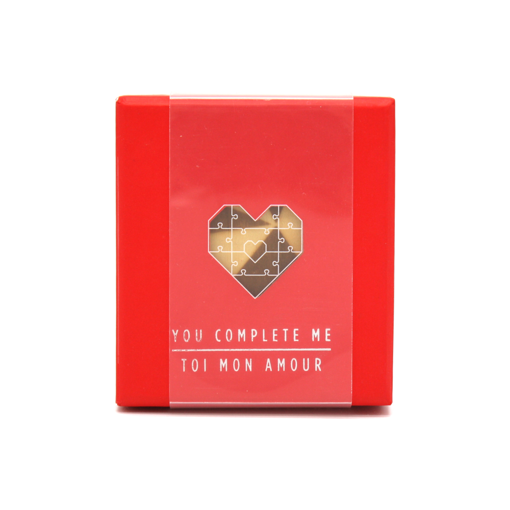 You Complete Me Jigsaw Heart