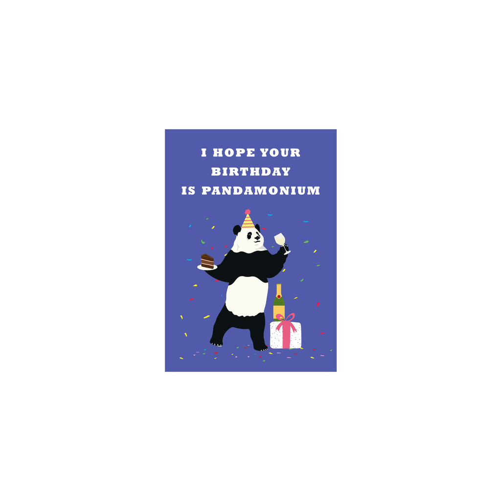 Iko Iko Mini Card Animal Pun Panda