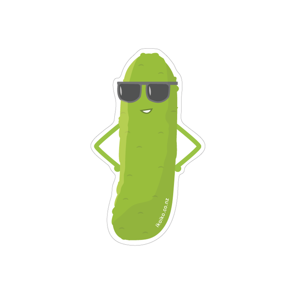 Iko Iko Fun Size Sticker Pickle
