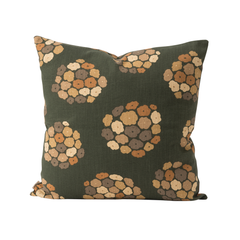 Citta Hydrangea Cushion Cover Nori Multicolour