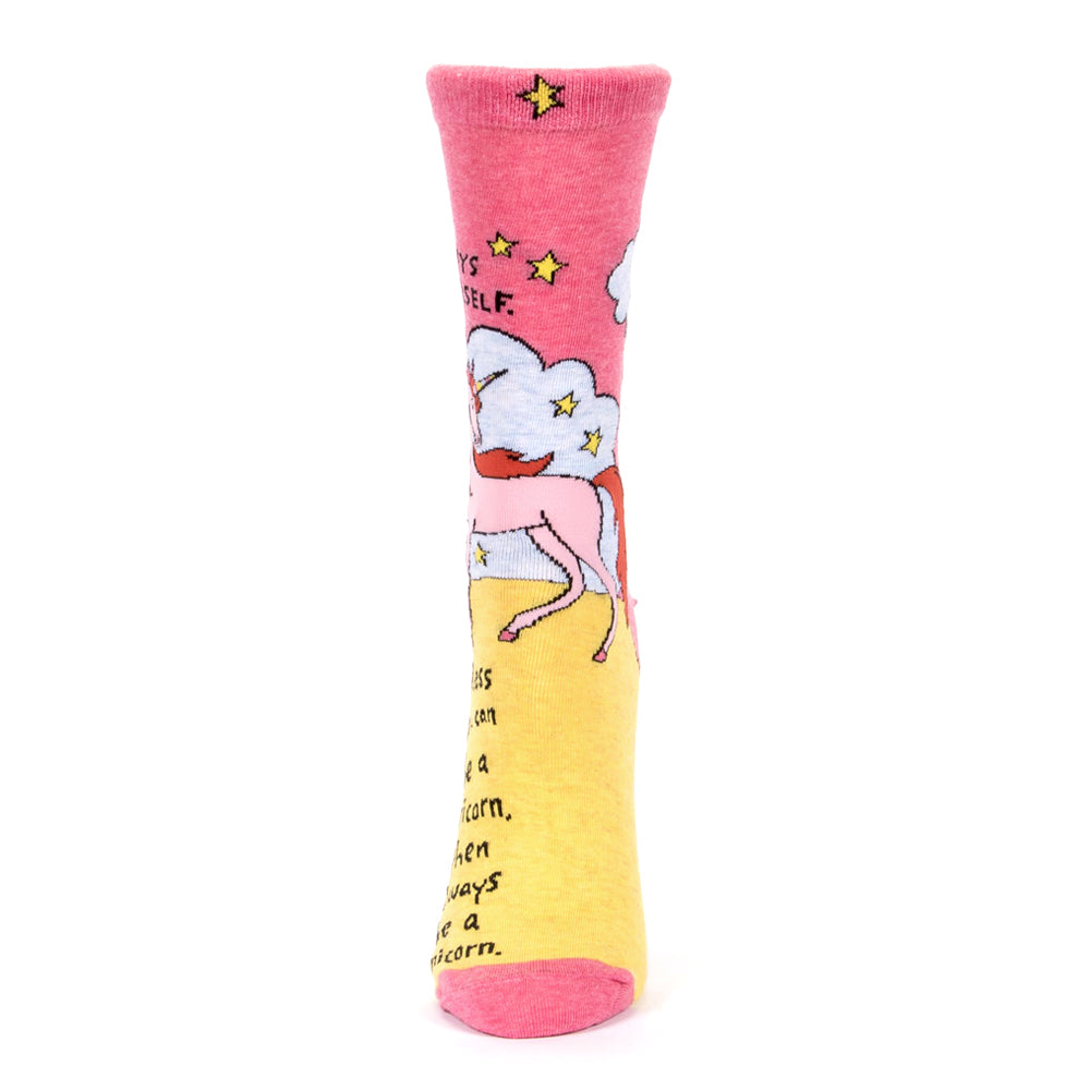 Blue Q Women's Socks Always Be A Unicorn