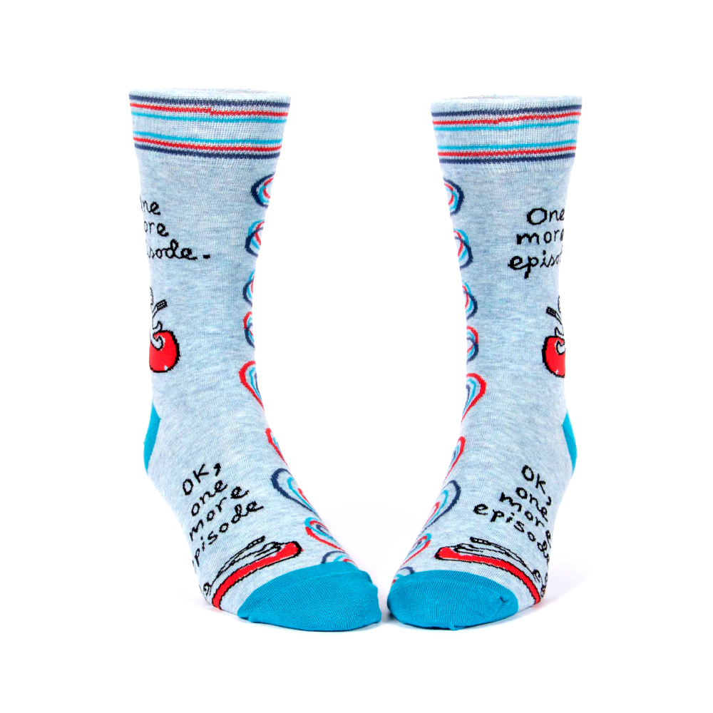 Blue Q Men's Socks One More Episode