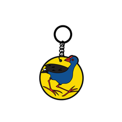 Moana Road Enamel Keyring Pūkeko
