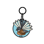 Moana Road Enamel Keyring Pīwakawaka