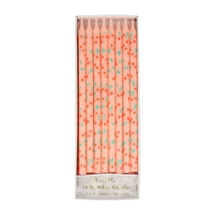 Meri Meri Tapered Cherry Birthday Candles set of 16