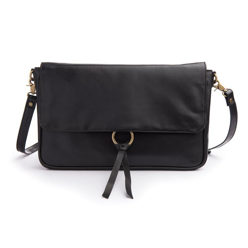 Stitch & Hide Hazel Clutch Bag Espresso