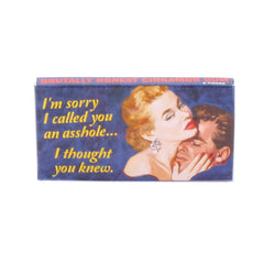 Blue Q Chewing Gum Sorry I Called You An Asshole