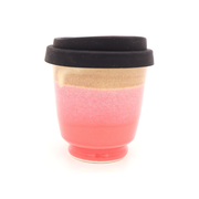 Westcoast Stoneware 8oz Reusable Cup Gemstone Fluro Pink