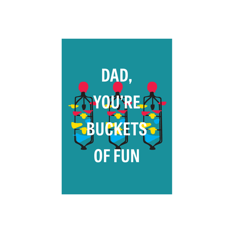 Iko Iko Father's Day Card Buckets