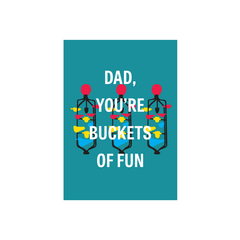 Iko Iko Father's Day Card Buckets