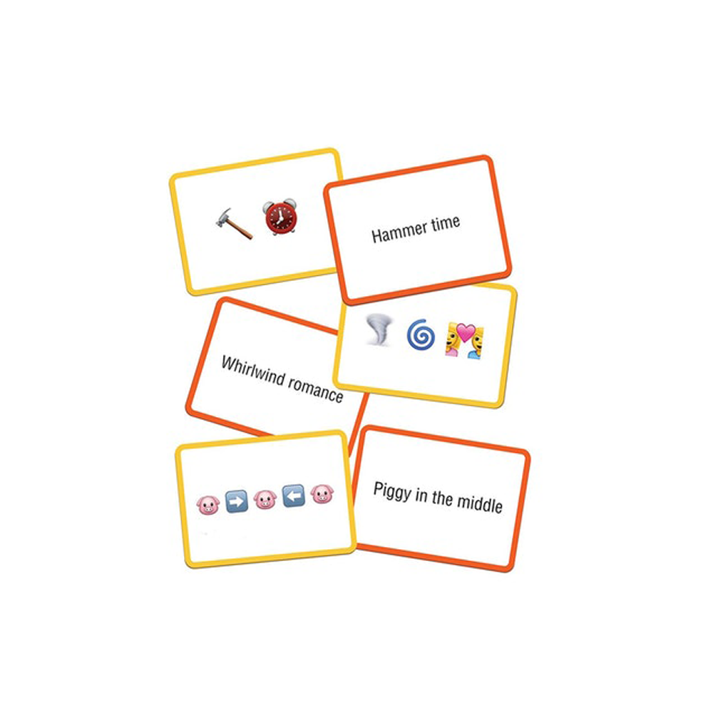 Name the  Emoticon Flash Card Game