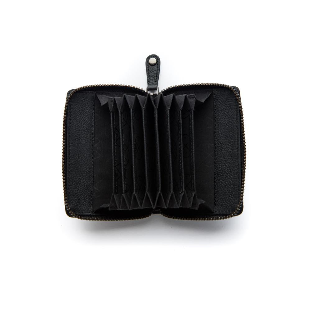 Stitch & Hide Leather Card Wallet Hunter Black