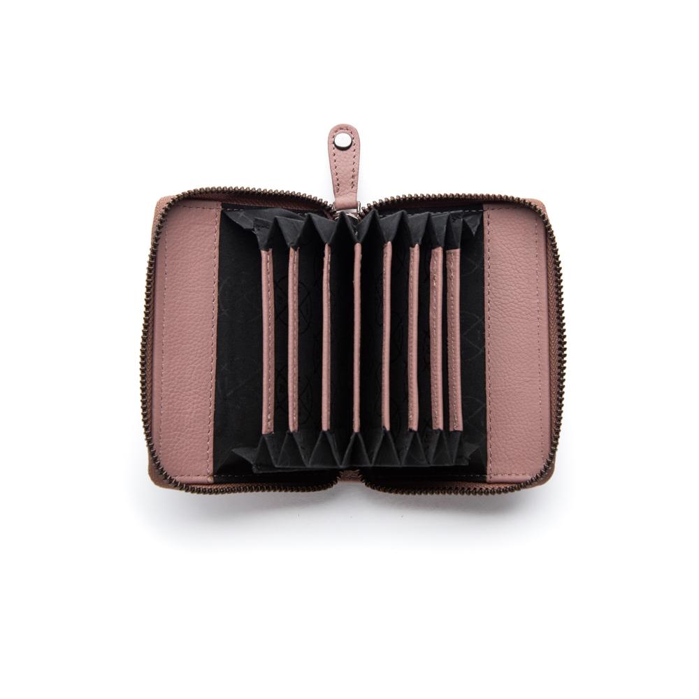 Stitch & Hide Leather Card Wallet Hunter Dusty Rose