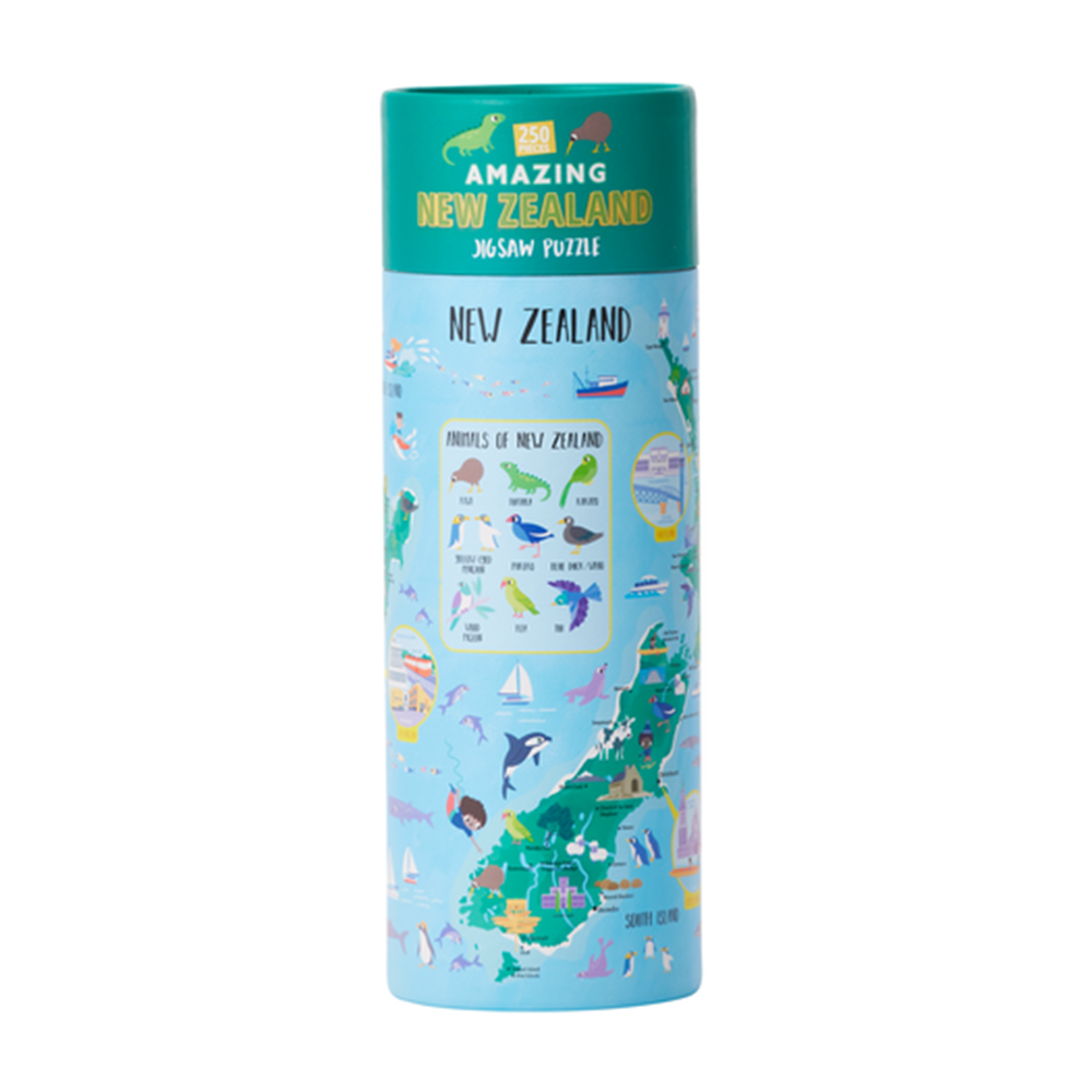 The Amazing New Zealand Map Jigsaw Puzzle