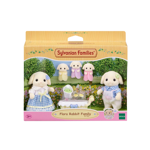 Sylvanian Families Flora Rabbit Family
