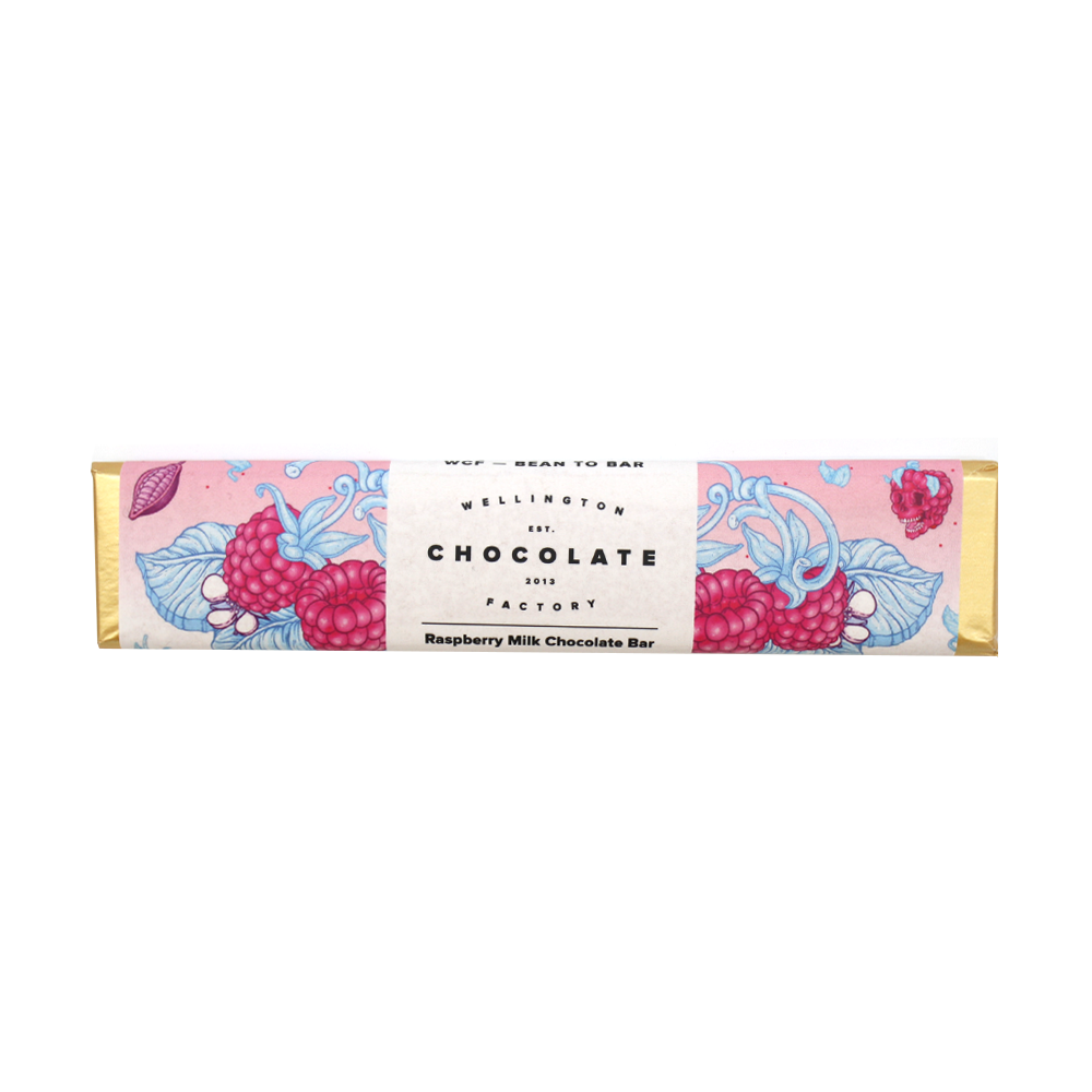 Wellington Chocolate Factory Raspberry Milk Bar 25g
