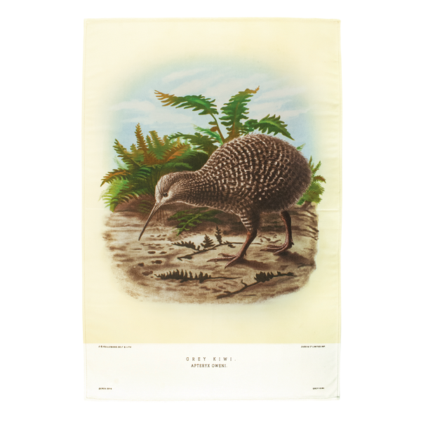 New Zealand Retro Tea Towel Kiwi