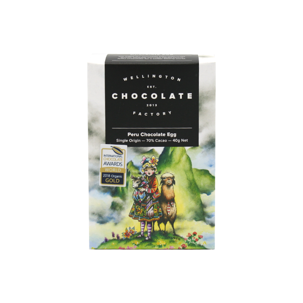 Wellington Chocolate Factory Peru Chocolate Easter Egg 40g