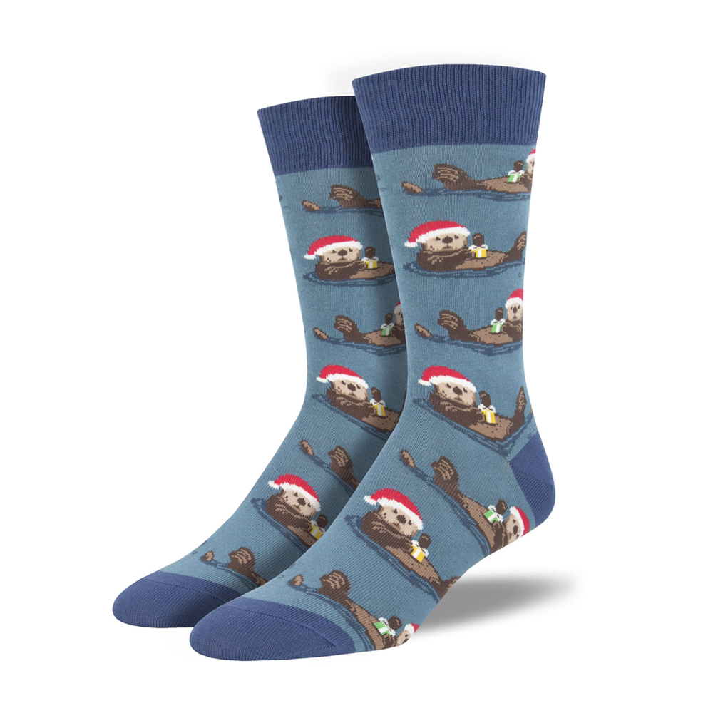 Socksmith Socks Men's Christmas Socks Otterly Merry