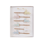 Meri Meri Bunny Enamel Hair Pins Pack of 6