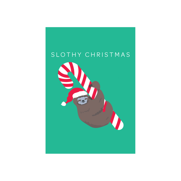 Iko Iko Christmas Card Slothy