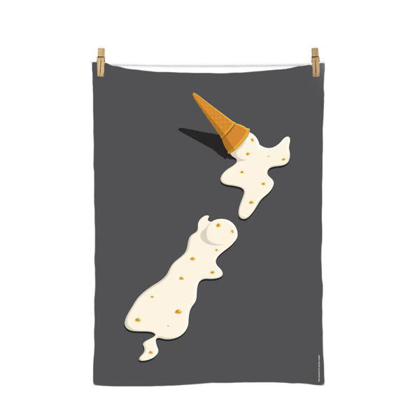 Glenn Jones NZ Tea Towel Two Scoops