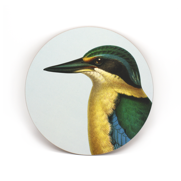100% NZ Cork Backed Placemat Kingfisher