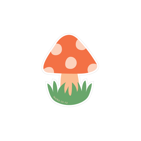 Iko Iko Fun Size Sticker Cute Toadstool