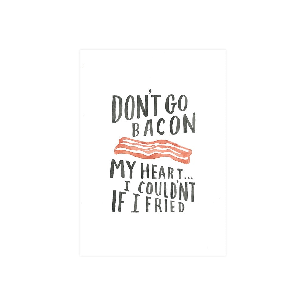 Steer Illustrations X Iko Iko Card Bacon