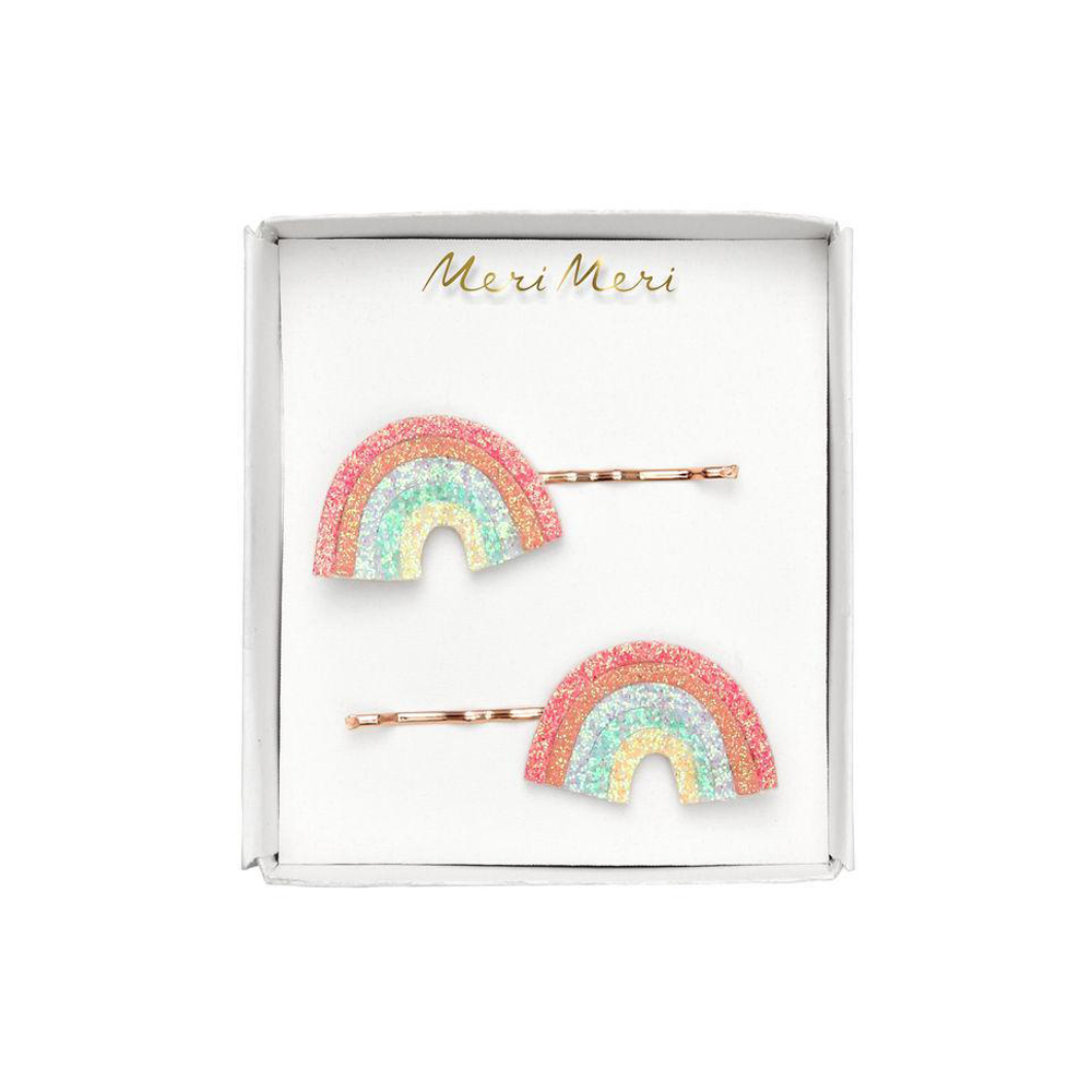 Meri Meri Glitter Rainbow Hair Slides