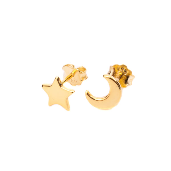 Iko Iko Studs Star Moon