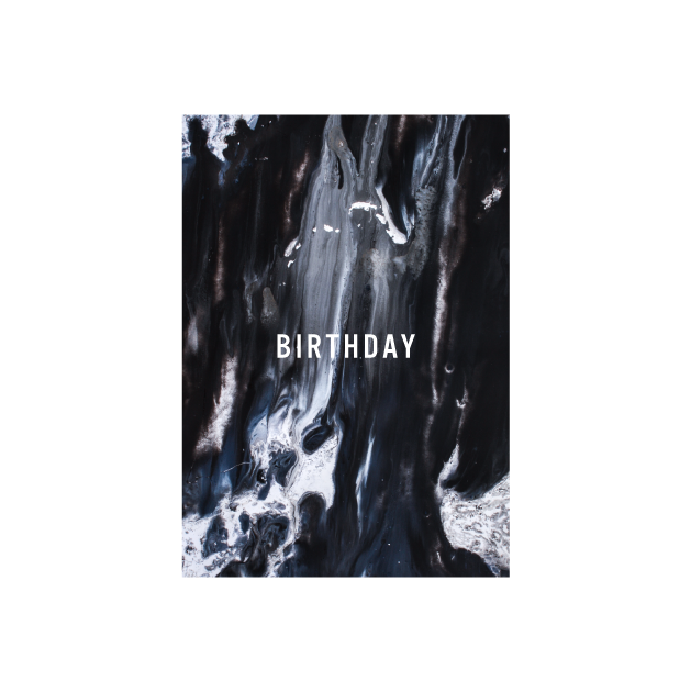 Iko Iko Marble Card Birthday
