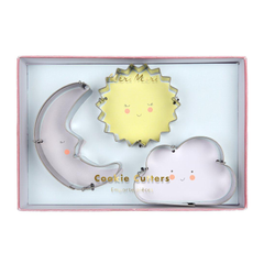 Meri Meri Cookie Cutters Sun Moon and Cloud Set of 3