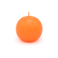 Ball Candle Large Orange