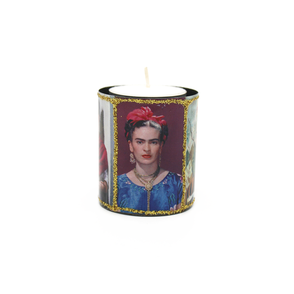 Mexican Candle in Tin Holder Frida