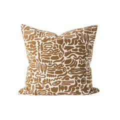 Citta Cushion Cover Nomad Bronze Natural