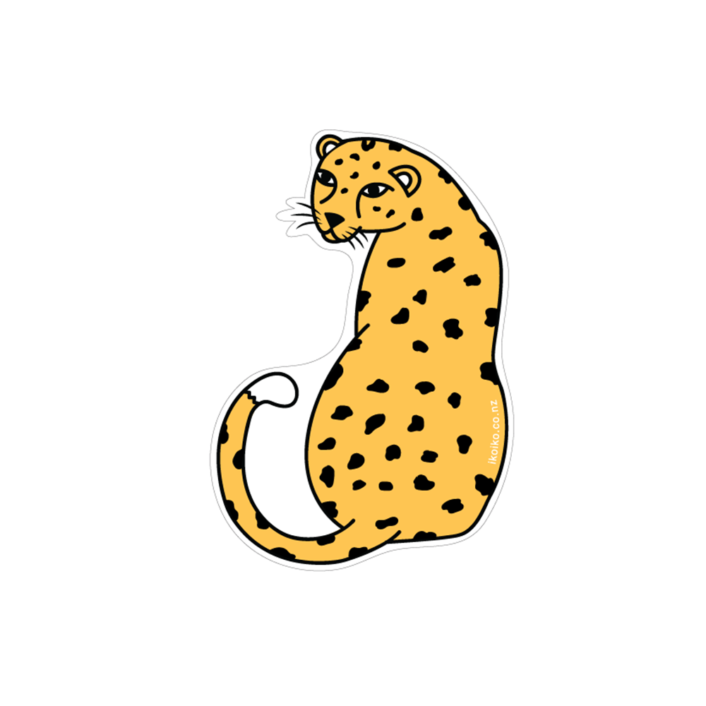 Iko Iko Fun Size Sticker Talula Leopard