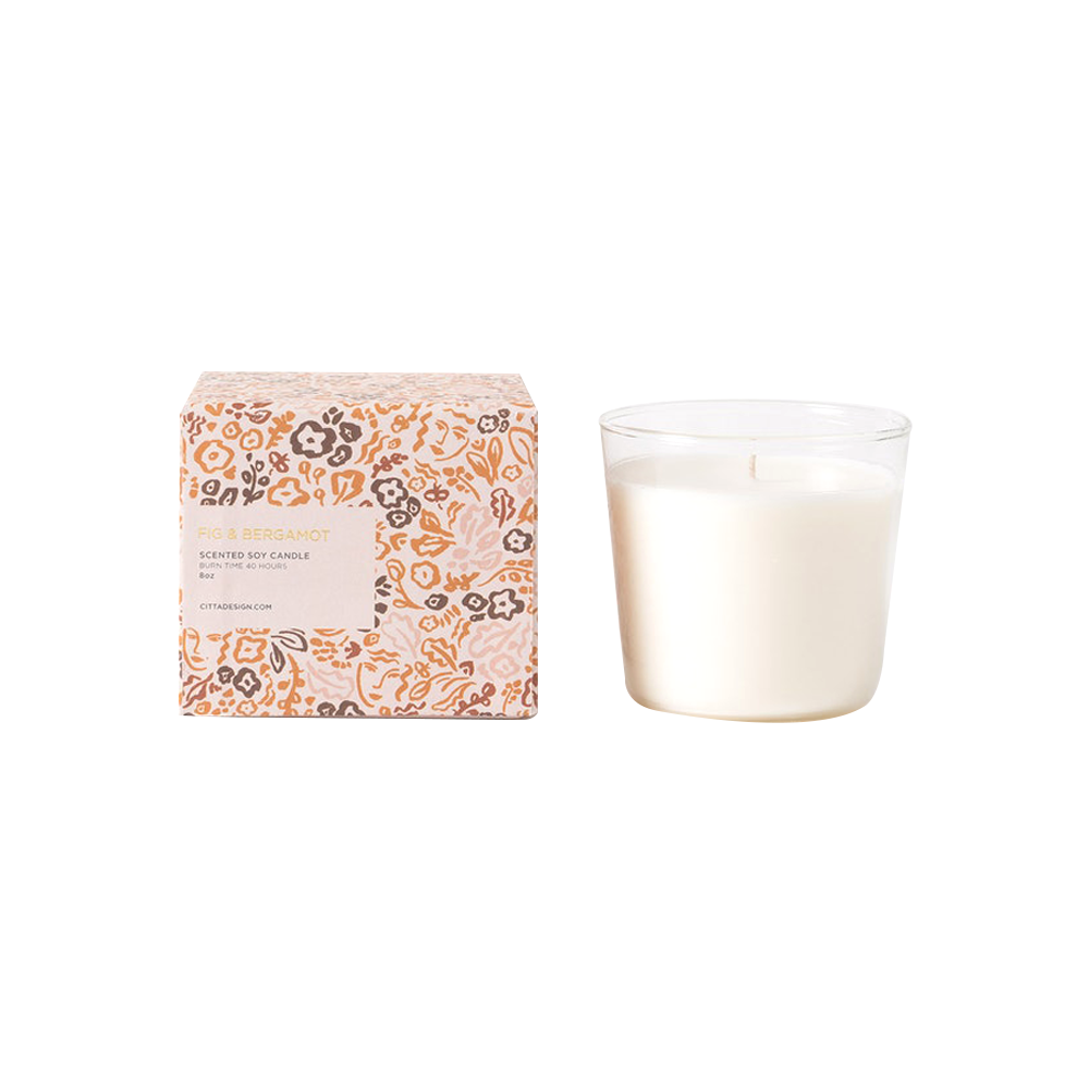 Citta Scented Soy Candle Fig and Bergamot