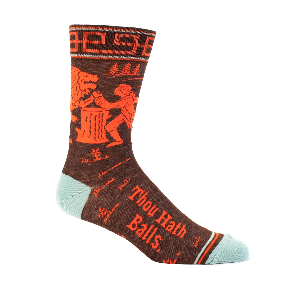 Blue Q Men's Socks Thou Hath Balls