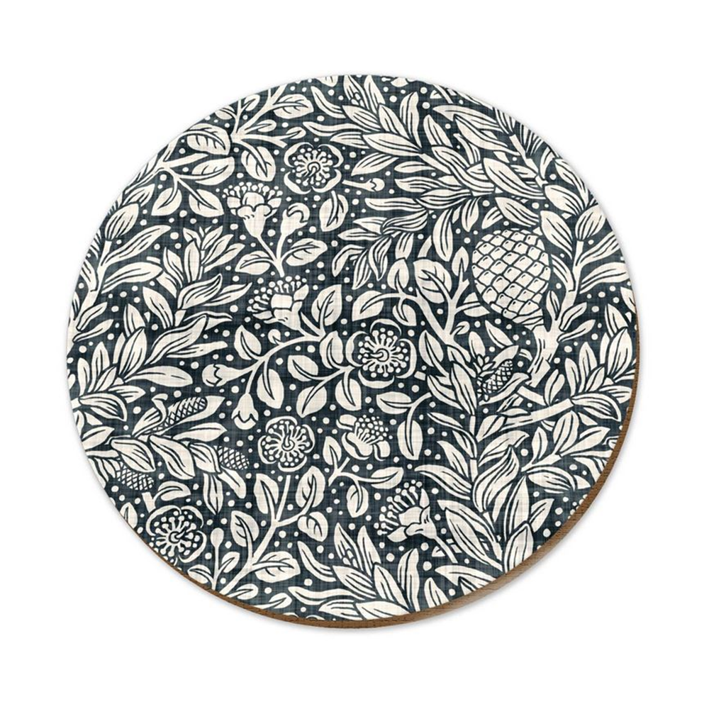Kauri and Ramarama Placemat  Charcoal