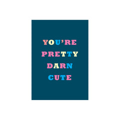 Iko Iko Colour Text Card Darn Cute